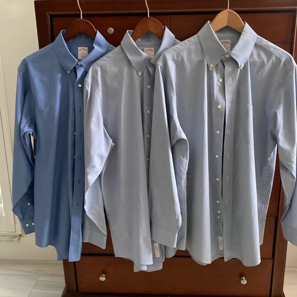 Brooks Brothers Other - Brooks Brothers Men’s Non-Iron Regular Fit All Cotton Shirts Lot of 3